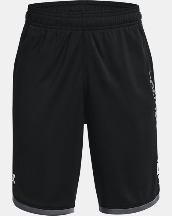 Boys' UA Stunt 3.0 Shorts in Black image number 0